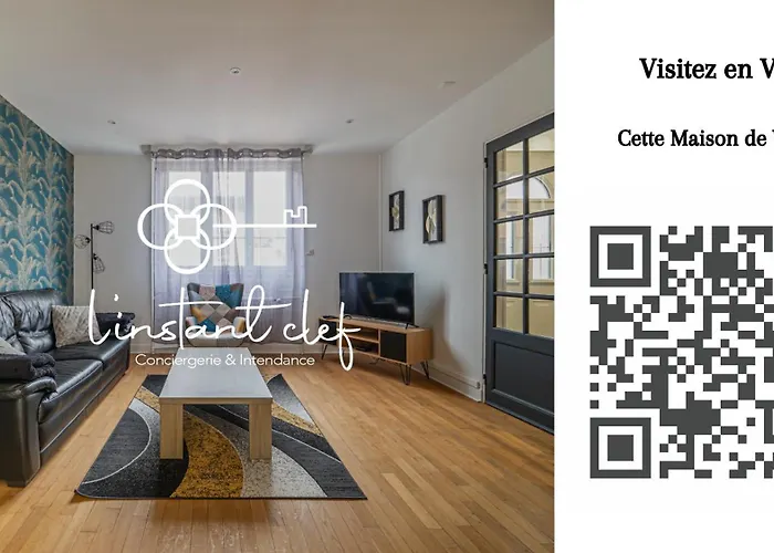 度假居 Maison D Exception Au Mans Garage Xxl Et Terrasse