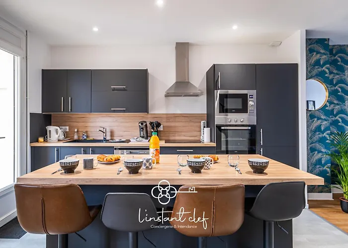 度假居 Maison D Exception Au Mans Garage Xxl Et Terrasse *