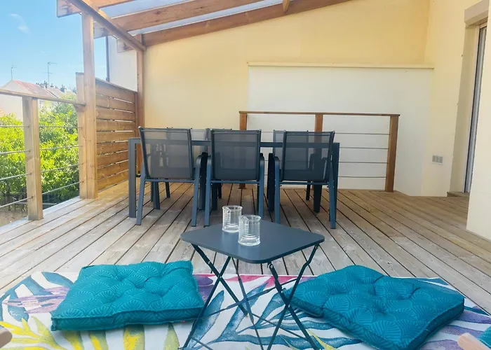 度假居 Maison D Exception Au Mans Garage Xxl Et Terrasse 勒芒